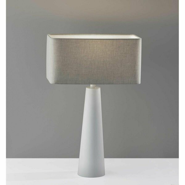 Estallar White Metal Table Lamp, 16 x 8 x 25.5 in. ES3100216